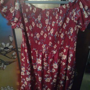 Off the shoulder dress